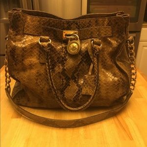 Michael Kors Snakeskin Purse